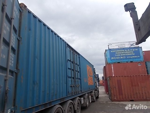 Контейнер морской 40 футов высокий б/у abnu7081523