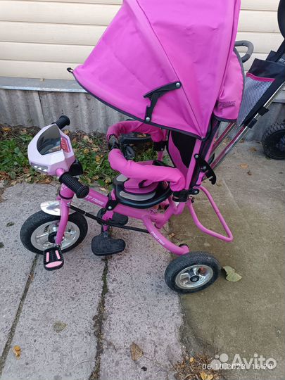 Детский велосипед с ручкой бу