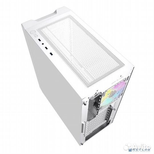 Powercase cmiew-F4S Корпус Mistral Evo White, Temp
