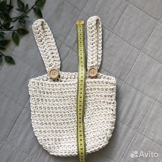 Вязаный подвесной органайзер карман