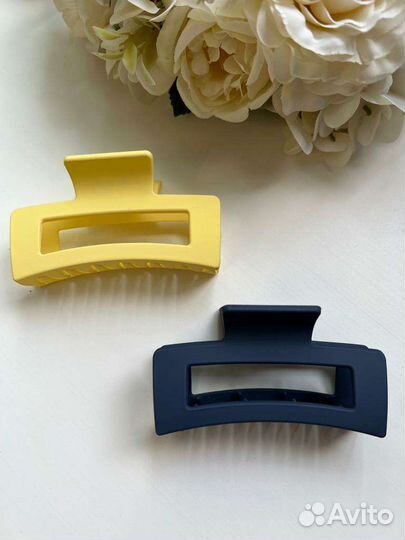 Крабик для волос 2 шт (разные цвета)