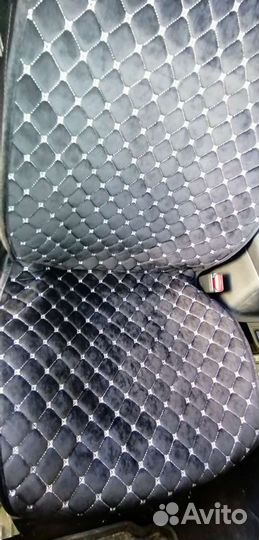 Накидки алькантра-велюр на силиконе