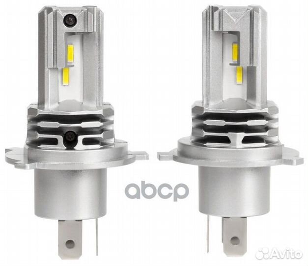 Лампа светодиодная 12V H4 25W 4500lm 5000K viza