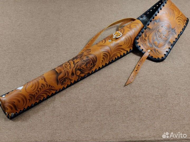 Чехол для шампуров из кожи