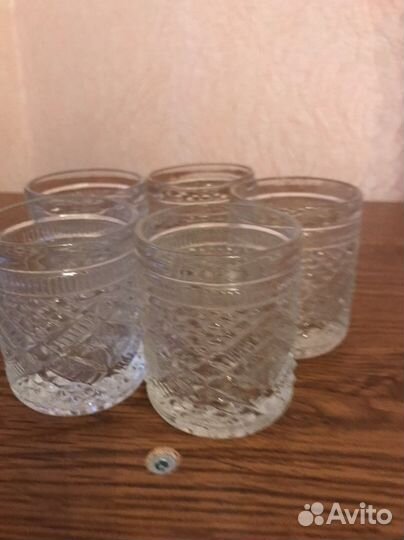 Рюмки стопки хрустальные
