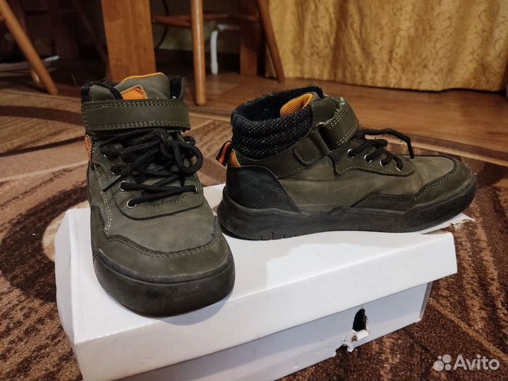 Ботинки демисезонные для мальчика бу