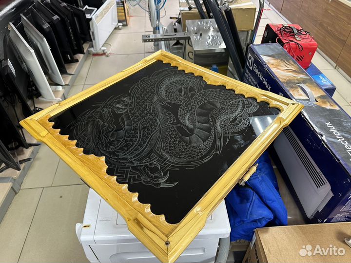 Шахматы + нарды ручной работы