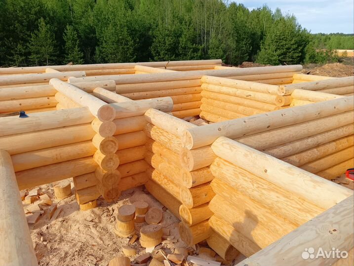 Срубы ручной рубки