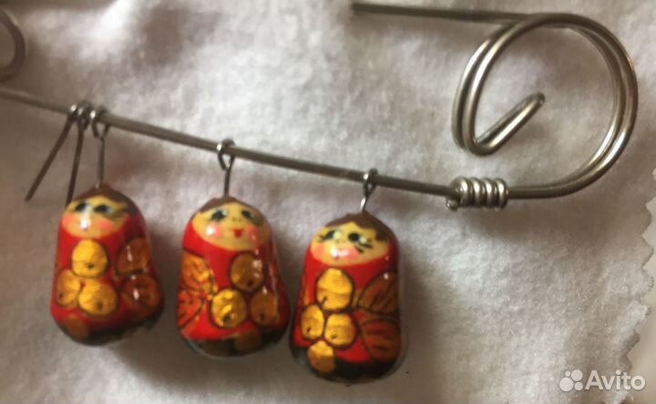 Винтажная брошь