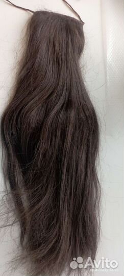 Волосы на заколках