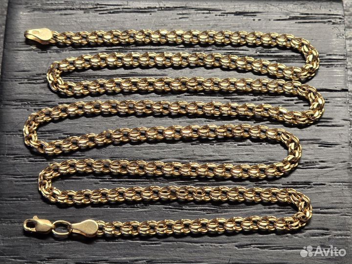 Золотая цепь 585 проба. 8,09гр. 64см