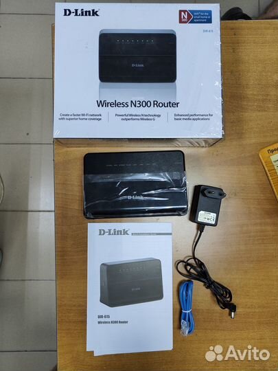 Роутер D-Link Wireless N300 Router DIR-615