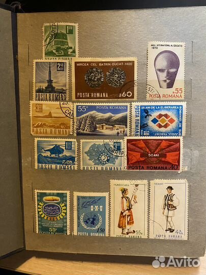 Почтовые марки СССР и разных стран 250 шт