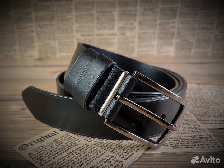 Мужской кожаный ремень