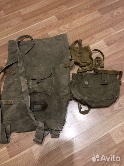 Военный полевой рюкзак с сумкой