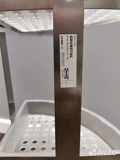 Полка угловая Икеа в ванную