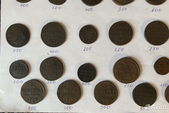 Медные монеты Российской Империи