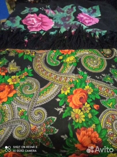 Платок шерстяной новый СССР