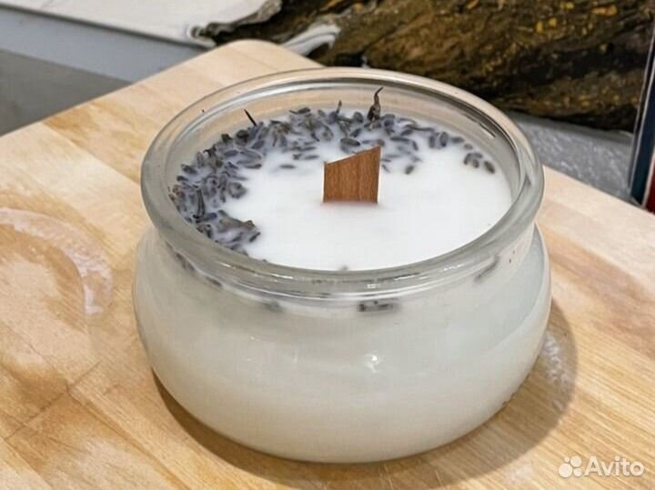 Ароматическая свеча ручной работы