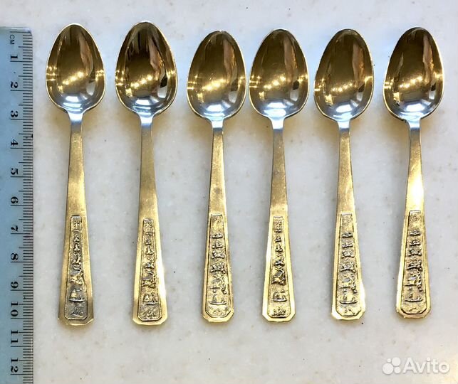 Кофейные ложки серебро 900 Вьетнам