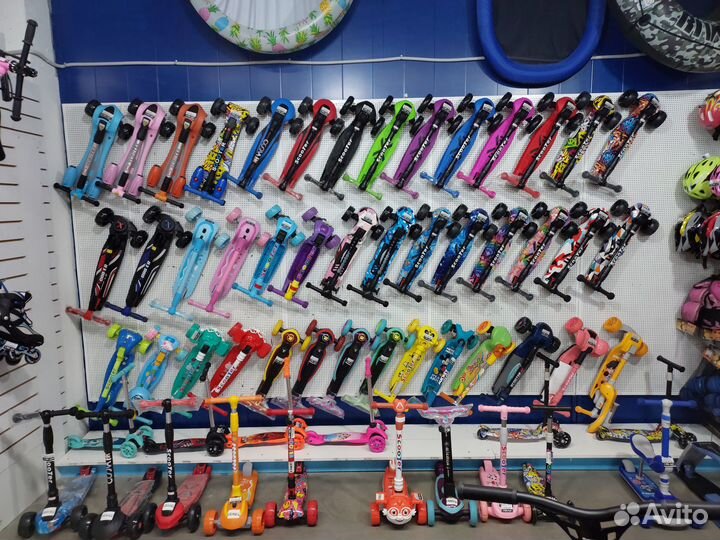 Городские, трюковые самокаты для детей и взрослых