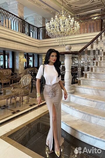 Юбка с розами