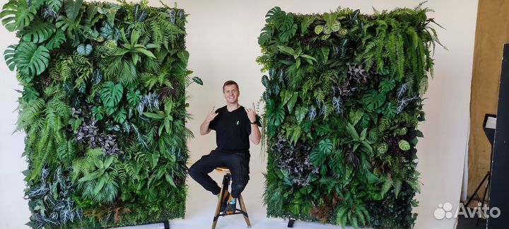 Аренда фотозоны из тропических растений