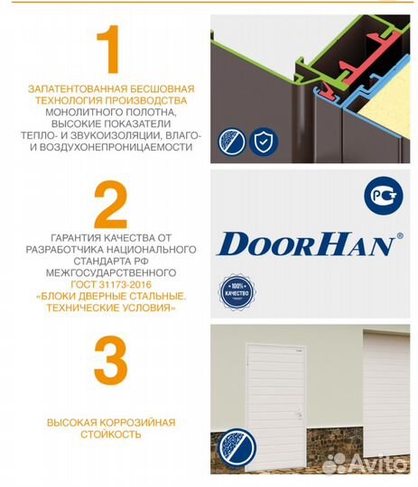 Дверь гаражная, DoorHan Ультра. Сендвич панель 4см