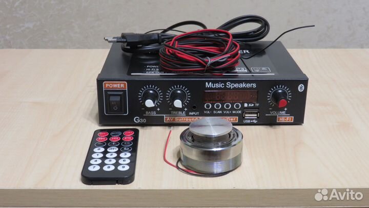 Усилитель HiFi c вибодинамиком (Антисосед)