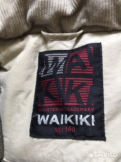 Куртка зимняя для мальчика рост 140