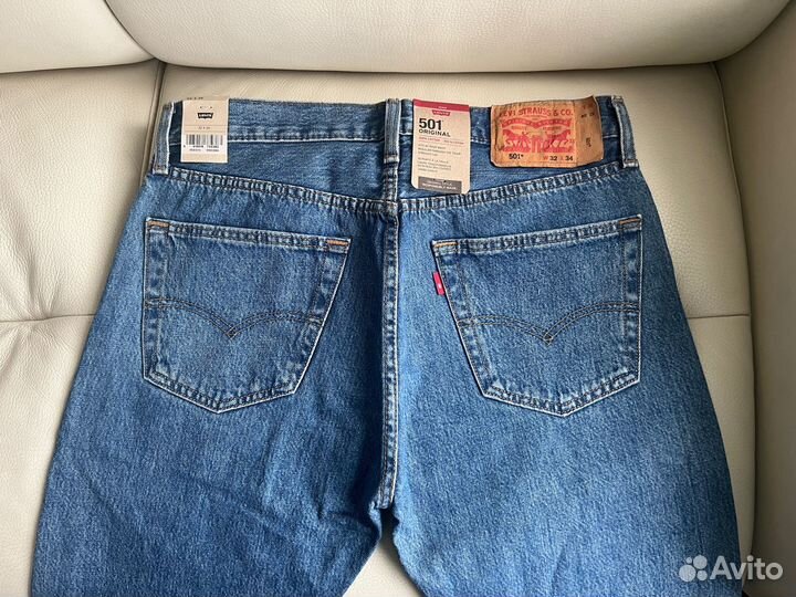 Levi's 501 Original Red Tab (R) 32x34 Оригинал