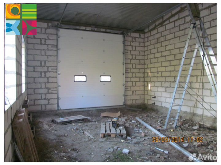 Секционные ворота alutech