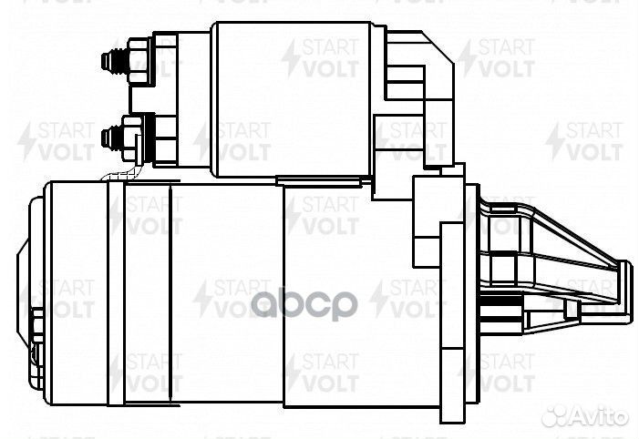 Стартер mazda 323/demio 94- 1.2кВт LST2514 star