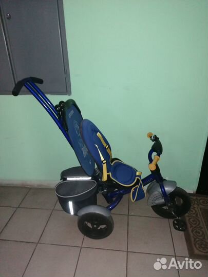 Трехколесный детский велосипед lexsus ручкой бу