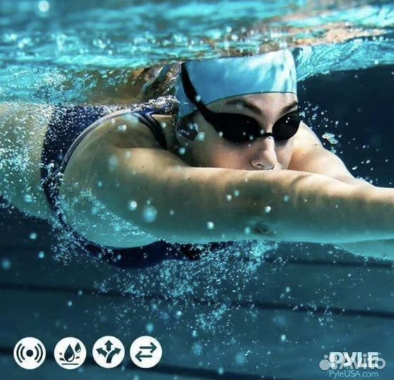 Водонепрониц. плеер-наушники Рyle(USA), 8Гб