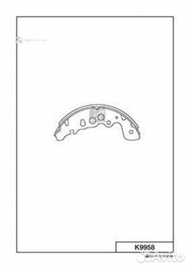 Колодки задние Suzuki Grand Vitara 98- K9958