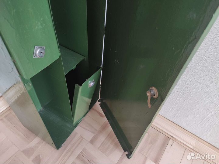 Сейф металлический советский ящик 20х32х85см