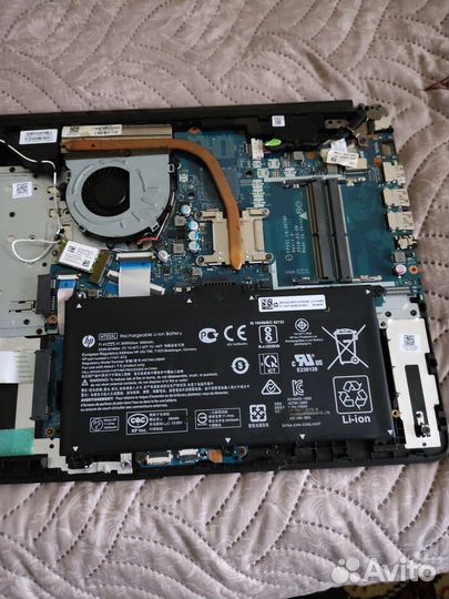 Ноутбук HP на запчасти