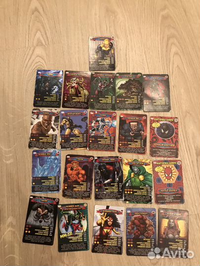 Карточки «Человек паук герой и злодей»