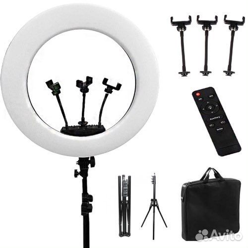 Кольцевая лампа RL-21 54 см с усиленным штативом