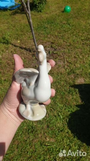 Гусь Фарфоровая статуэтка СССР