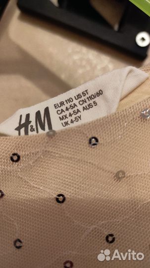 Платье для девочки hm 110