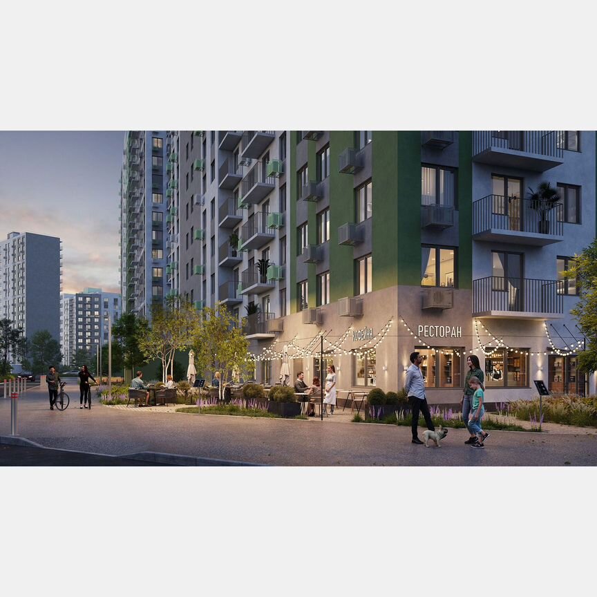 Квартира-студия, 21,4 м², 5/16 эт.
