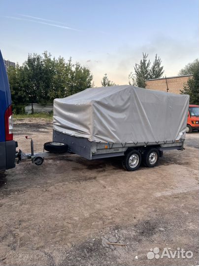 Прицеп легковой двухосный с тентом 3.5х1.5