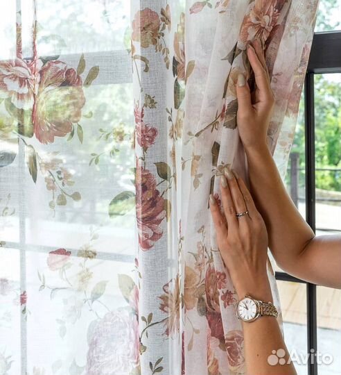 Вуаль(3м50см)с принтом