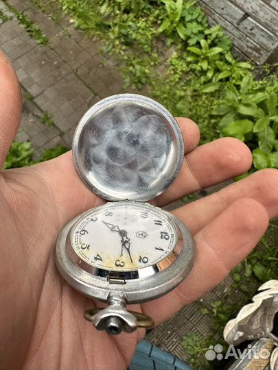 Карманные часы молния СССР