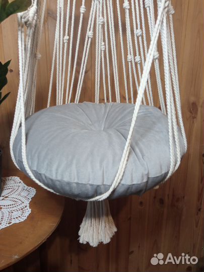 Гамак для кошек подвесной/макраме