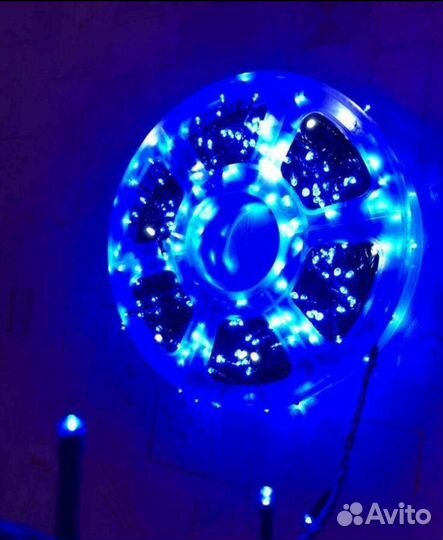 Уличная гирлянда 50 метров, гирлянда 50 м