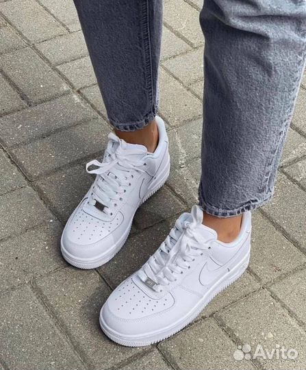 Кеды Nike Air force 1 натуральная кожа