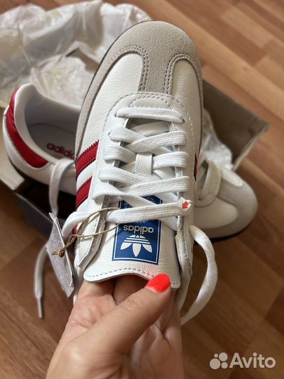 Adidas Кроссовки Samba OG White Scarlet оригинал